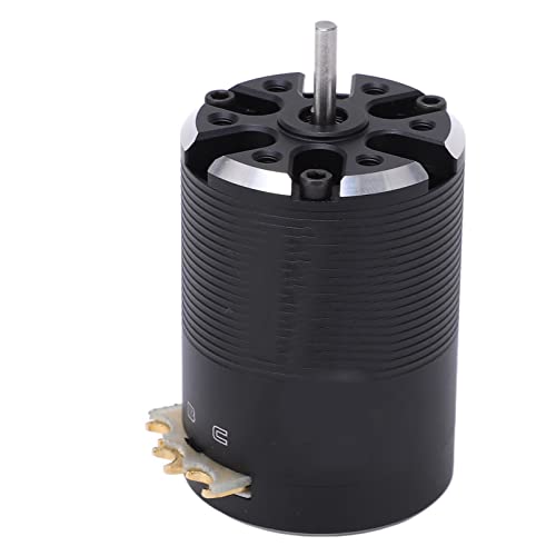 540 Sensored Brushless Motor High Performance 250W for 1/10 RC Cars Aluminum Alloy Black Durable