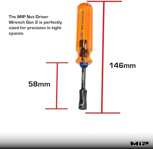 MIP Metric 3 Pack Hex Driver Wrench Set - Precision Drivers Miniature Screwdriver RC Tools (Hex Nut Driver Tool Kit) - style: Hex Nut Driver Tool Kit