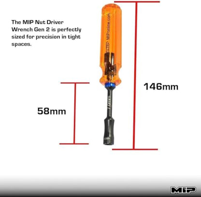 MIP Metric 3 Pack Hex Driver Wrench Set - Precision Drivers Miniature Screwdriver RC Tools (Hex Nut Driver Tool Kit) - style: Hex Nut Driver Tool Kit