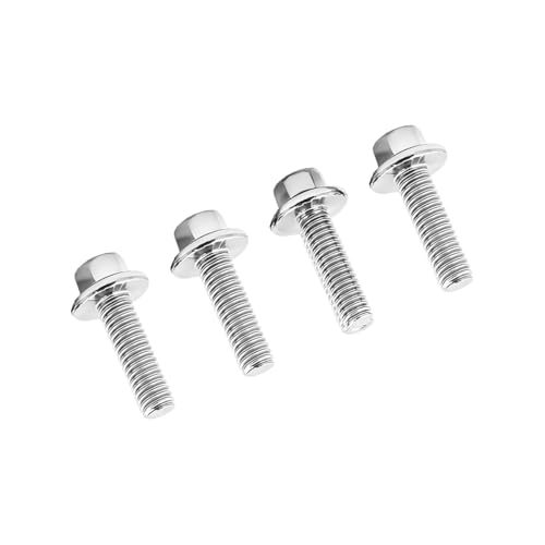 4 Pack M6 x 20mm Stainless Steel Ignition Coil Mounting Bolts | pitch and head check, washer seat, blind-hole depth check, hand-start setup, service-manual torque, auto repair accessory - size: M6*20