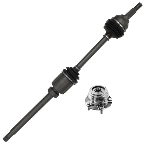 Detroit Axle - 2.5L Front Right CV Axle Kit for 2007-2012 Nissan Altima | 2008 2009 2010 2011, Wheel Bearing Hub Assembly CV Axle Shaft Replacement - size: 2WX34475/Pair