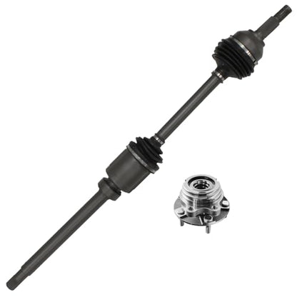 Detroit Axle - 2.5L Front Right CV Axle Kit for 2007-2012 Nissan Altima | 2008 2009 2010 2011, Wheel Bearing Hub Assembly CV Axle Shaft Replacement - size: 2WX34475/Pair