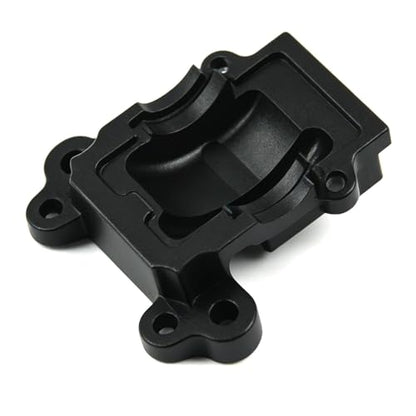 Aluminum Upgrade Parts Set for ARRMA 1/16 Mini Kraton 3S, Front/Rear Upper/Lower Arm, Gearbox Cover, Wing, Steering Link (Black Front Gearbox Cover) - color: Black Front Gearbox Cover