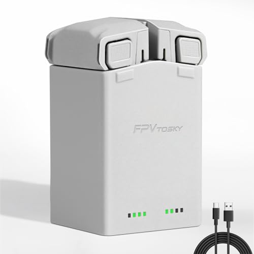 AMAZEAR Battery Charger for DJI Mini 5 Pro/Mini 4 3 Accessories,DJI Mini5Pro Mini4/3 Series Two-Way Charging Hub, Dual Batteries Rapid Charging Simultaneously, Compatible with Skyrover X1 Battery
