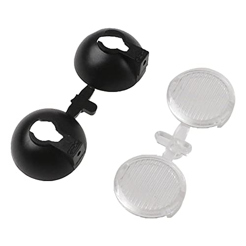 1/10 RC Crawler LED Headlights Compatible with Traxxas TRX-4, TRX-6, Axial SCX10, Redcat Gen8 (20MM B) - size: 20MM B