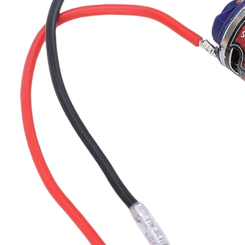 Alomejor RC Motor 370 Brushed Motor with Stainless Steel Casing 45T 2.3mm D Shaft for High Speed RC Car Boat Strong Magnetic Force Low Heat Generation
