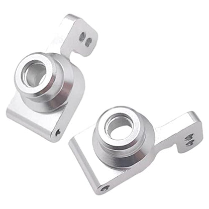 2/Set RC Car Metal Rear Axle Carrier Spare Parts Set for WLtoys 144001 1240191 24018 - Weight Metal - Upgrade Performance and Durability - Easy to Install - - Silver - color: Silver