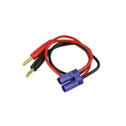 EC5 4mm 12awg 300mm Gold Plated Banana Plug Charge Lead Cable with Silicone Wire for RC Car Lipo Battery Parts Replacement Upgrade Use RC Car DIY Parts