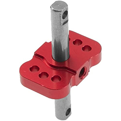 Aluminum RC Differential Locker Spool 2WD Diff Locker Mounts Upgrades Part Compatible with 1/10 Traxxas Slash 2WD Rustler Stampede 2WD Bandit 2WD 1/10 RC Car (Red) - color: Red