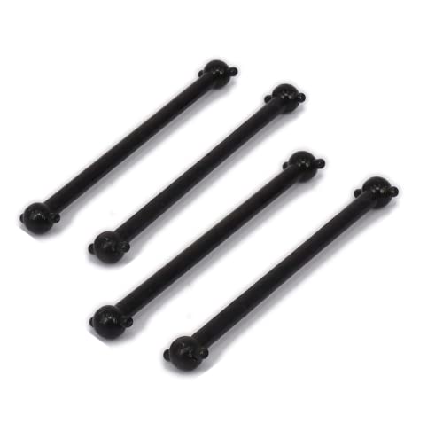 Steel Metal RC Car Drive Shaft Dogbone Overall Length 63mm for 1/10 RC Hobby Model Car hsp Wltoy Redcat 4PCS/Set - size: 63mm