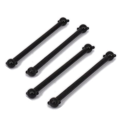 Steel Metal RC Car Drive Shaft Dogbone Overall Length 63mm for 1/10 RC Hobby Model Car hsp Wltoy Redcat 4PCS/Set - size: 63mm