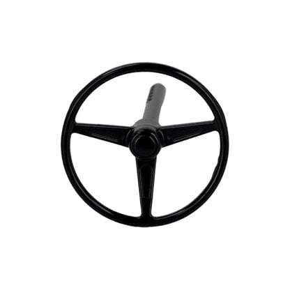 Aluminum Universal RC Steering Wheel for 1/10 Scale RC Crawler Car Axial SCX10 TRX4 D90 D110 Interior Accessories (Black) - color: Black