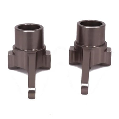 Steering Knuckle Models For Kyosho For Optima 4Wd 1/10 Aluminum 2PCS/set Steering Hub Carrier Blocks RC Model Car For Buggy Off-Road Hopup Parts(Titanium) - color: Titanium