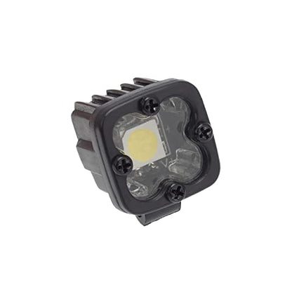 DKKY RC Car Lights LED Spotlights 1/10 Scale RC Crawler Accessories for Axial SCX10 90046 Traxxas TRX4 TRX6 Wraith RR10 MST Redcat Gen8 (4 Single Lights Without Controller) - style: 4 Single Lights without Controller