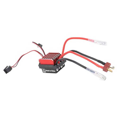 Keenso ESC Upgraded 320A Two Way Brushed ESC with Brake for 1/10 RC Cars Plastic Aluminum Alloy for Axial SCX10 Remote Control Vehicles