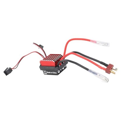 Keenso ESC Upgraded 320A Two Way Brushed ESC with Brake for 1/10 RC Cars Plastic Aluminum Alloy for Axial SCX10 Remote Control Vehicles
