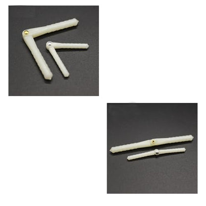 10PCS RC Airplane Plastic Pin Hinge for RC Plane Helicopter Aircraft DIY Model Plane Fix Wing Parts (2.5x43mm/4.5x67mm) - style: 2.5x43mm/4.5x67mm