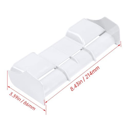 HobbyPark RC Car 1:8 Off Road Buggy Wing Body Spoiler High Down Force, White - color: White, size: 1/8 Scale
