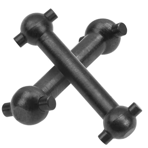 Steel RC Drive Shaft Dogbone Diff Joint Wheel Stub Axle Compatible with Tamiya TT01 TT02 RC Car