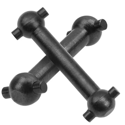 Steel RC Drive Shaft Dogbone Diff Joint Wheel Stub Axle Compatible with Tamiya TT01 TT02 RC Car