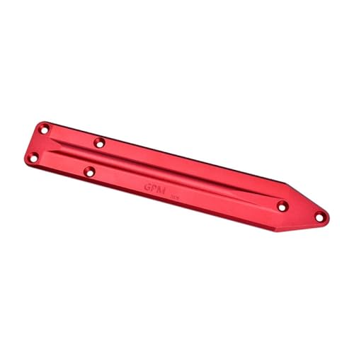 GPM Aluminum 7075 Alloy Rear Chassis Skid Plate Brace For Arrma 1:8 KRATON 6S EXB/KRATON 6S V6/V5 Speed Truck Upgrades - Red