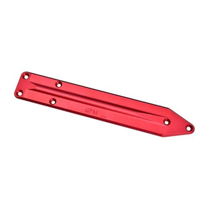 GPM Aluminum 7075 Alloy Rear Chassis Skid Plate Brace For Arrma 1:8 KRATON 6S EXB/KRATON 6S V6/V5 Speed Truck Upgrades - Red