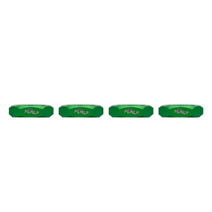 FLMLF 24mm RC Car Wheel Nuts 4-Piece Set for 1/5 HPI ROFUN BAHA ROVAN KM Baja 5B 5T 5SC Truck Parts (Green) - color: Green