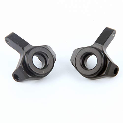 LCX Racing 1/24th RC Crawler Car CNC Machined Aluminum Steering Knuckle Set for Axial AX24 XC-1 SCX24, Upgrades Parts Accessories