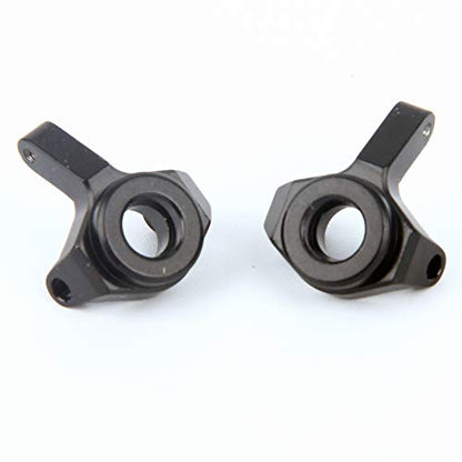 LCX Racing 1/24th RC Crawler Car CNC Machined Aluminum Steering Knuckle Set for Axial AX24 XC-1 SCX24, Upgrades Parts Accessories