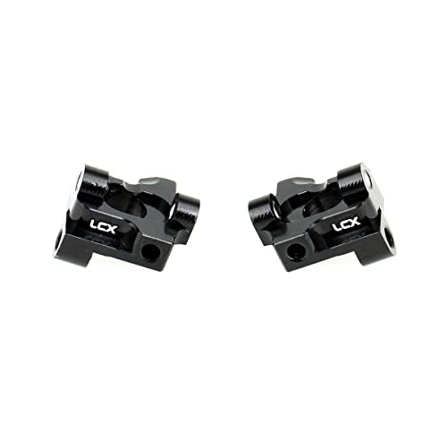 LCX Racing RC Car CNC Machined Aluminum Front Caster Block 0 Degree L/R for LOSI 1/16 Mini-B Buggy 1/18 Mini-T 2.0 Stadium Truck, Upgrades Parts Accessories