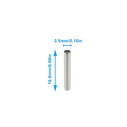 ECSiNG 10pcs RC Car Axle Pins AR713009 2.5x16.8mm Compatible with Arrma 1/8 scale Typhon Buggy Compatible with Kraton Truck - size: 2.5x16.8mm