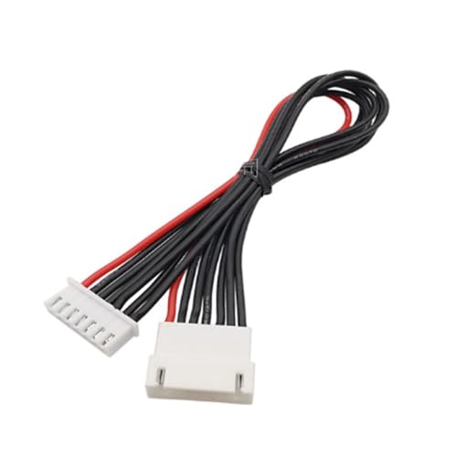 SoloGood JST-XH 6S Balance Plug Extension Lead Wire 22AWG 200mm Battery Balance Plug Cable 5 PCS for LiPo Battery Balance Charging Silicone Wire