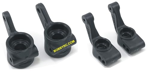 RPM R/C Front & Rear Bearing Carriers (Replace # 3636 & 3652) for Traxxas 2wd Rustler Stampede Bandit Slash