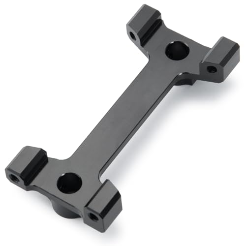Aluminum Rear Body Shell Mount Stand for 1/10 Axial SCX10 III AXI03007 RC Crawler Car Upgrades Parts Accessories, Rear Shock Tower Braces Body Post Mounts (Black) (Rear Body Shell Stand) - color: Rear Body Shell Stand