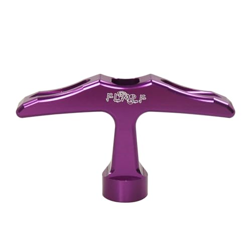 Alloy CNC Pull Starter Handle for Zenoah CY Rovan TSRC Engine (Purple) | for 1/5 Hpi Rofun Km Baja Lois 5ive-T FG GoPed Redcat Rc Car Parts - color: Purple