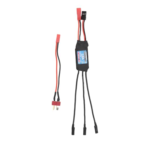 CHICIRIS 18A Brushless ESC, 50A Motor Controller with 3.5mm Banana Connector for K989 Mini Z 1/24 1/28 RC Car