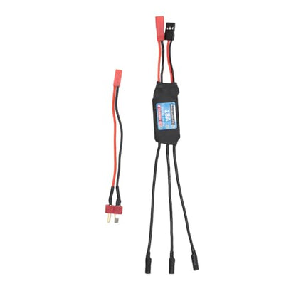 CHICIRIS 18A Brushless ESC, 50A Motor Controller with 3.5mm Banana Connector for K989 Mini Z 1/24 1/28 RC Car
