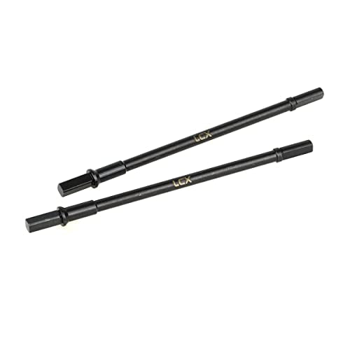 LCX Racing 1/10th RC Crawler Car Hard Steel Rear Axle Drive Shaft Dogbone Straight Shaft for RC Car Axial Capra Unlimited Trail Buggy UTB10, Upgrades Parts Accessories