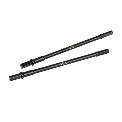 LCX Racing 1/10th RC Crawler Car Hard Steel Rear Axle Drive Shaft Dogbone Straight Shaft for RC Car Axial Capra Unlimited Trail Buggy UTB10, Upgrades Parts Accessories
