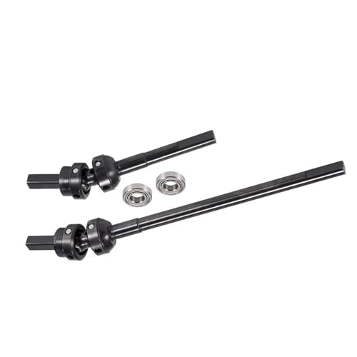RC Car Transmission Shaft for SCX10 III for AR45P Offset Portal Axle 1/10 Steel Constant Velocity Driveshift 3-Joint CVD with Bearing Drive Shaft Upgrade RC Car Crawler Parts