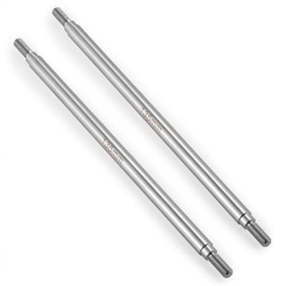 2Pcs M4 Stainless Steel RC Links for 1/10 Axial Wraith SCX10 TRX-4 | 1 Pair RC Steering Linkage Set, 50mm/55mm/60mm/70mm/75mm~155mm - style: 135mm