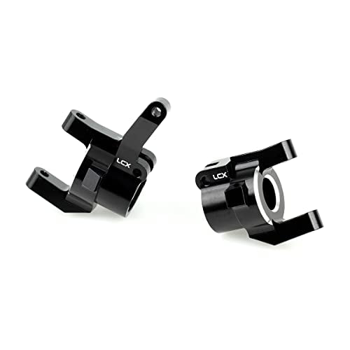 LCX Racing 1/6 RC Crawler Car CNC Aluminum AR90 Front Axle Steering Knuckle Carriers L/R C Hubs for Axial SCX6 AXI05000, Upgrades Parts Accessories