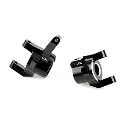 LCX Racing 1/6 RC Crawler Car CNC Aluminum AR90 Front Axle Steering Knuckle Carriers L/R C Hubs for Axial SCX6 AXI05000, Upgrades Parts Accessories