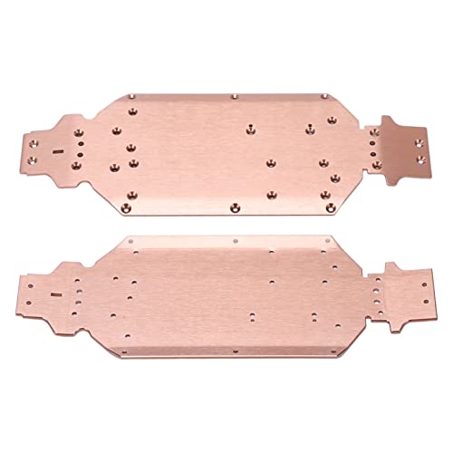 RC Car Chassis Plate, Aluminum Alloy Metal Chassis with High Rigidity and Durable Construction for 1:14 144001 144002 144010 Remote Control Car Upgrade Part