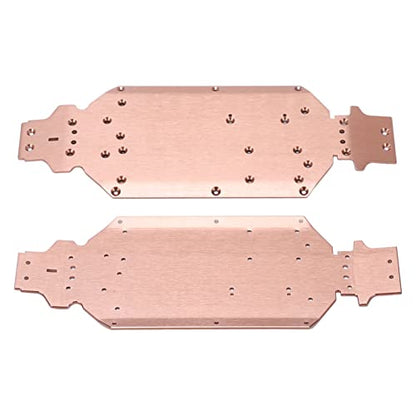 RC Car Chassis Plate, Aluminum Alloy Metal Chassis with High Rigidity and Durable Construction for 1:14 144001 144002 144010 Remote Control Car Upgrade Part