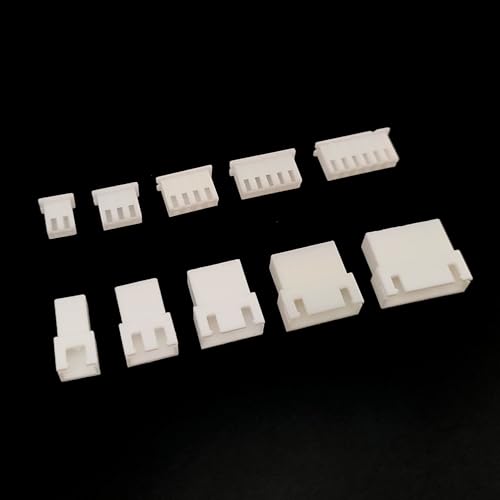 XH 2.54mm Connector Kit with 22AWG pre-Crimped Silicone Cables Wire and 2/3/4/5/6 Pin Male Female Housing JST-XH Adapter