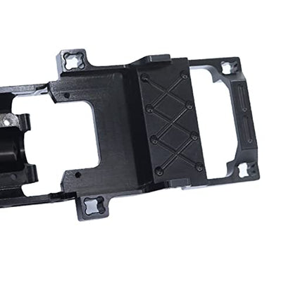 Full Metal Chassis Frame for FMS 1/24 Power Wagon FCX24 RC Crawler Car Model Upgrade Part (Black) - color: Black
