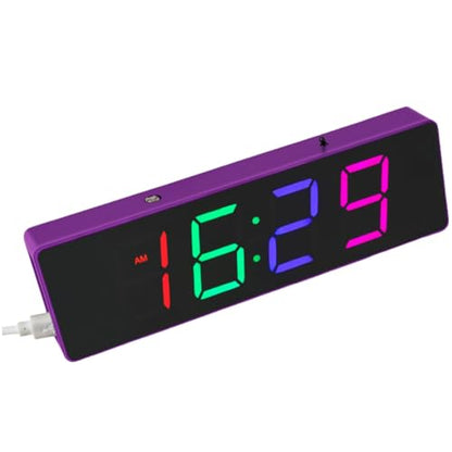 DIY Soldering Practice Kit, Digital Alarm Clock Soldering Kit, 4-Digit Display, RGB Color Modes, Electronic Soldering Project