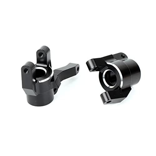 LCX Racing 1/6 RC Crawler Car CNC Aluminum AR90 Front Axle Steering Knuckle Carriers L/R C Hubs for Axial SCX6 AXI05000, Upgrades Parts Accessories