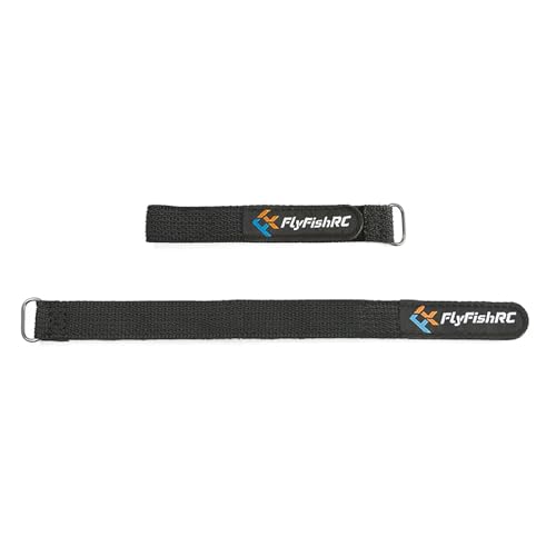 6pcs 15x250mm Fiber Rubber RC FPV Battery Strap for 4S 6S Drone Quad